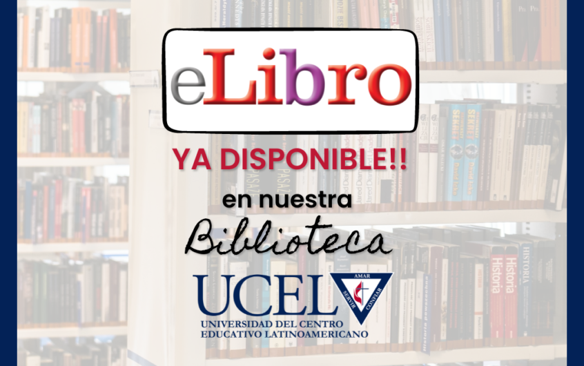 “ELIBRO” AHORA DISPONIBLE EN NUESTRA BIBLIOTECA