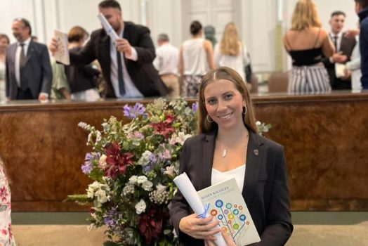 La Ing. Agustina Mignini fue reconocida por la Academia Nacional de Ingeniería