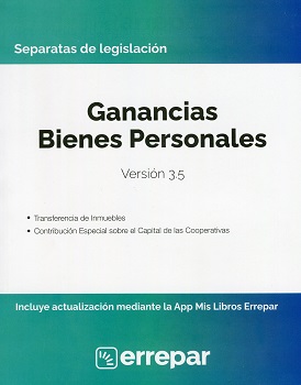 Ganancias : bienes personales. Transferencia de inmuebles. Contribución especial sobre el capital de las cooperativas. Versión 3.5 / Argentina.