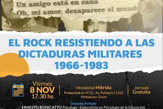 Jornada: El rock resistiendo a las dictaduras militares. 1966 -1983