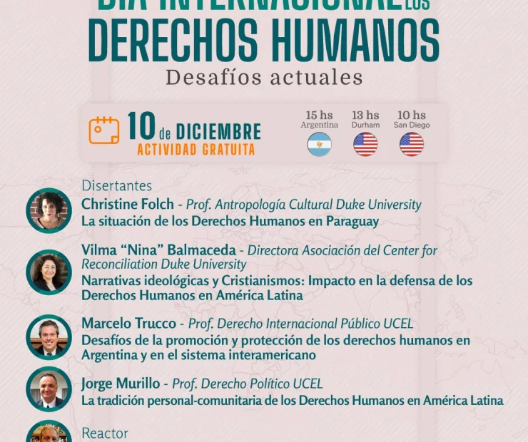 Conversatorio virtual: Día Internacional de los Derechos Humanos – Desafíos Actuales