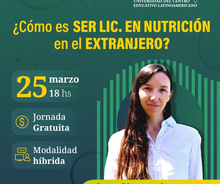 Conferencia Gratuita: ¿Cómo es ser Licenciado/a en Nutrición en el Extranjero?