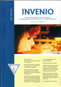 Invenio : Revista de Investigación Académica. Universidad del Centro Educativo Latinoamericano.