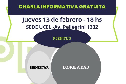 CHARLA INFORMATIVA: Diplomatura en Longevidad y Bienestar –