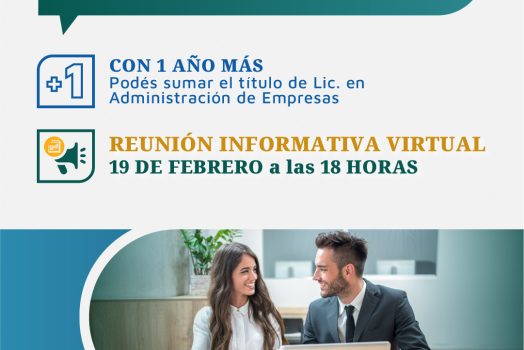 CHARLA INFORMATIVA VIRTUAL: Soy Contador y quiero hacer la Lic. en Administración de Empresas (+ 1 año)-